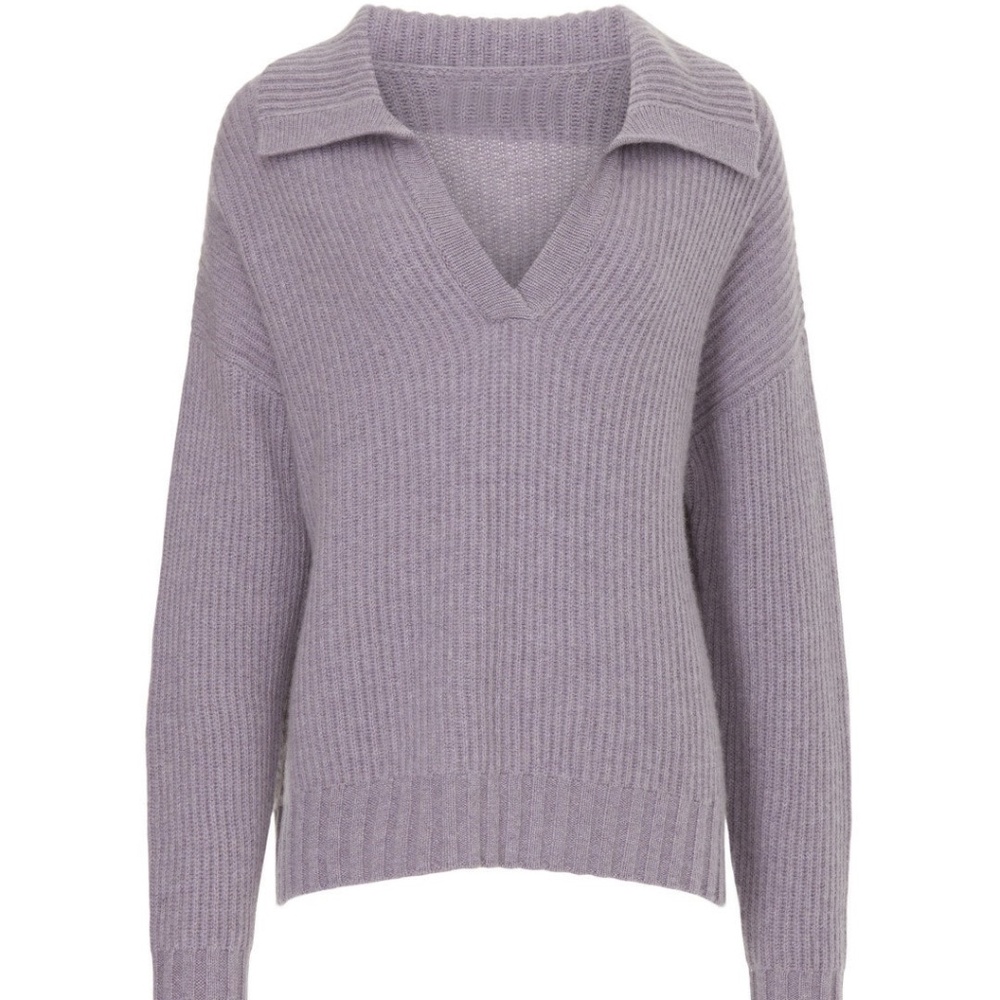 NAADAM Fisherman Polo in Lavender, S